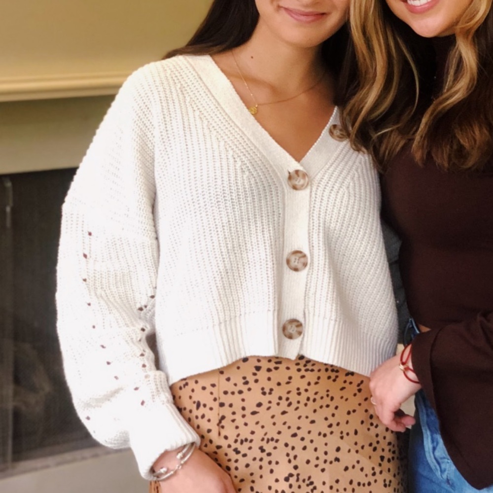 Line & Dot Cardigan